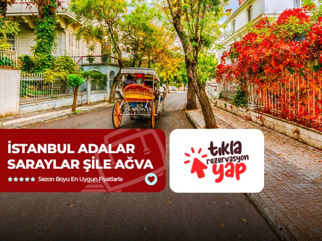 İstanbul Adalar Saraylar Şile Ağva Turu